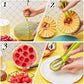 ✨ 4 in 1 Fruitmes ✨Complete Keukenset voor Fruit | Ideaal voor Feestjes | Nu Met Korting