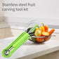 ✨ 4 in 1 Fruitmes ✨Complete Keukenset voor Fruit | Ideaal voor Feestjes | Nu Met Korting