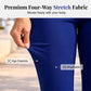 Buikcorrigerende stretch capribroek – Hoge taille, 4-way stretch, elegante details