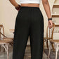Dames Relaxed Fit Broek met Omgeslagen Enkels