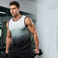 Heren tanktop met kleurverloop – sneldrogend, 3D-pasvorm en ademend