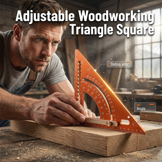 📐 LIMITED-TIME 56% OFF! ✨ Precision Woodworking Triangle Square – Alloy, Adjustable, Anti-Rust 🛠️