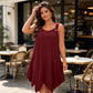 👗 LIMITED-TIME 50% OFF! ✨ Women's Sleeveless Dress – Asymmetrical Hem, Ring Straps, Flowy 🌸