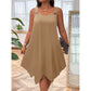 👗 LIMITED-TIME 50% OFF! ✨ Women's Sleeveless Dress – Asymmetrical Hem, Ring Straps, Flowy 🌸