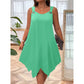 👗 LIMITED-TIME 50% OFF! ✨ Women's Sleeveless Dress – Asymmetrical Hem, Ring Straps, Flowy 🌸