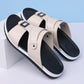📢📢61% OFF !! ⏰Men's Faux Leather Slip-On Sandals