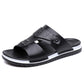 📢📢61% OFF !! ⏰Men's Faux Leather Slip-On Sandals