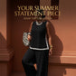 Tweedelige dames set met mouwloze top en wijde broek