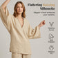 🌿👚 Zomerse, ruimvallende broekenset – vleermuismouwen, voor dames ☀️🦋
