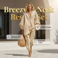🌿👚 Zomerse, ruimvallende broekenset – vleermuismouwen, voor dames ☀️🦋