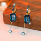 Elegante Vintage Oorhangers met Synthetische Diamanten