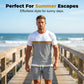 🔥Zomeraanbieding: 50% korting👕 Zomerse sportoutfit voor heren met kleurblokken🏖️