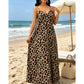 🐆 50% OFF NOW! 🌿 Leopard Print Maxi Dress – V-Neck, Pockets & Flowy Summer Chic – Fierce, Feminine & Effortless ✨