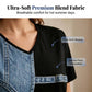Chique T-shirt met denimprint, V-hals en korte mouwen voor dames