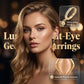 Elegante Bladvormige Hangoorbellen met Kattenoogeffect