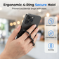 Multifunctionele 4-ring magnetische telefoongreep en standaard