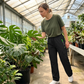 Dames vintage cargobroek met zakken