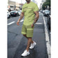 Heren 2-delige set met T-shirt en short