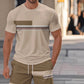 Heren 2-delige set met T-shirt en short