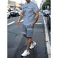 Heren 2-delige set met T-shirt en short