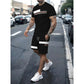 Heren 2-delige set met T-shirt en short