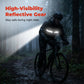 Waterdicht regenpak met reflecterende strips