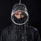 Waterdicht regenpak met reflecterende strips