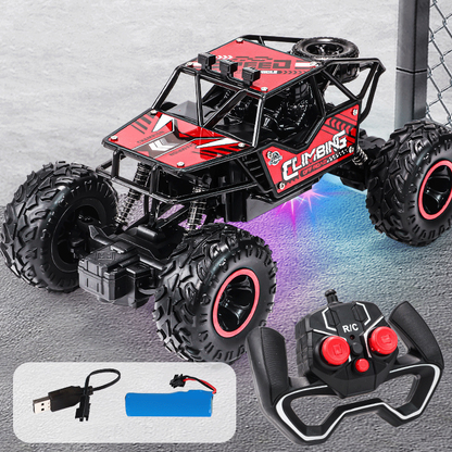 Op afstand bestuurbare offroad auto