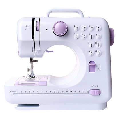 Multifunctionele naaimachine met overlocksteek