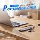 Draagbare 5-in-1 USB-C Hub met 4K HDMI-uitgang