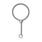 Moderne Lariat Hartvormige Hanger Ketting