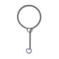 Moderne Lariat Hartvormige Hanger Ketting