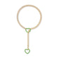 Moderne Lariat Hartvormige Hanger Ketting