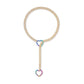 Moderne Lariat Hartvormige Hanger Ketting