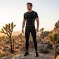 Heren Sneldrogend Compressieshirt & Broekset
