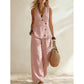 Dames Elegante Vest & Broek 2-Delig Set