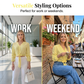 Elegante Damesblouse met V-hals en Strikceintuur