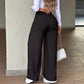 Dames Hoge Taille Rechte Pijp Broek