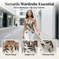 🔥TREND VAKANTIE 🍑 Abrikoos kleurig haltertop ademend textiel met taille accent