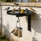 📢📢50% KORTING!!!⏰Wandgemonteerd Metalen Vogelbad – Antiek Bronzen Afwerking 🐦🛁🧱🏡