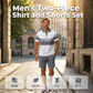 Geruite Polo Set Voor Heren | Sportieve Slim Fit