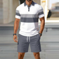 Geruite Polo Set Voor Heren | Sportieve Slim Fit