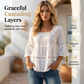 Elegante Vierkante Hals Zomerblouse