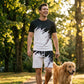 👕NU 50% KORTING! 💥 Heren Zomer Dynamische Print Casual Set – 3D Penseelstreek, Ultrazacht, Ergonomische Pasvorm ✨