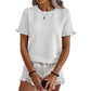 Dames Elegante Ruche Mouw Zomertop