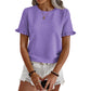 Dames Elegante Ruche Mouw Zomertop