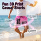 Heren 3D Grafisch Bedrukte Casual Shorts