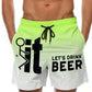 Heren 3D Grafisch Bedrukte Casual Shorts