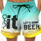 Heren 3D Grafisch Bedrukte Casual Shorts