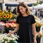 Dames Casual Polkadot Tuniek Top
